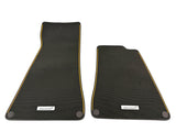 MCLAREN ARTURA MSO BLACK/ ORANGE FLOOR MATTS - (RHD) 16NC282CP-0005