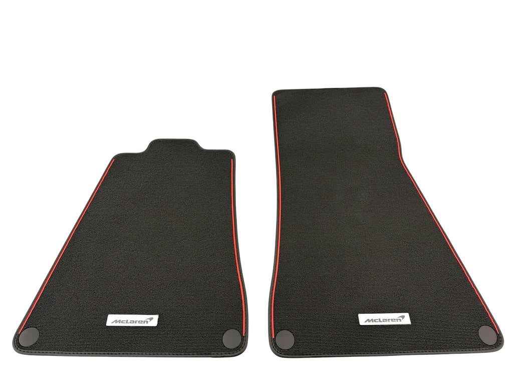 MCLAREN ARTURA MSO BLACK/ RED FLOOR MATTS - (LHD) 16NC283CP-0087