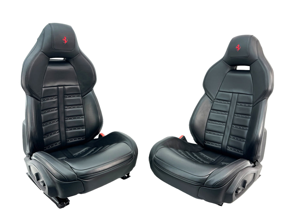 FERRARI F12 COMFORT DAYTONA ELECTRIC SEATS BLACK/ RED - RHD