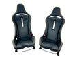 Load image into Gallery viewer, MCLAREN ARTURA MSO CLUB SPORT SEATS BLACK LEATHER/ ORANGE PIPING 16NC493CP