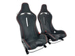 Load image into Gallery viewer, MCLAREN ARTURA MSO CLUB SPORT SEATS BLACK ALCANTARA/ RED PIPING 16NC493CP