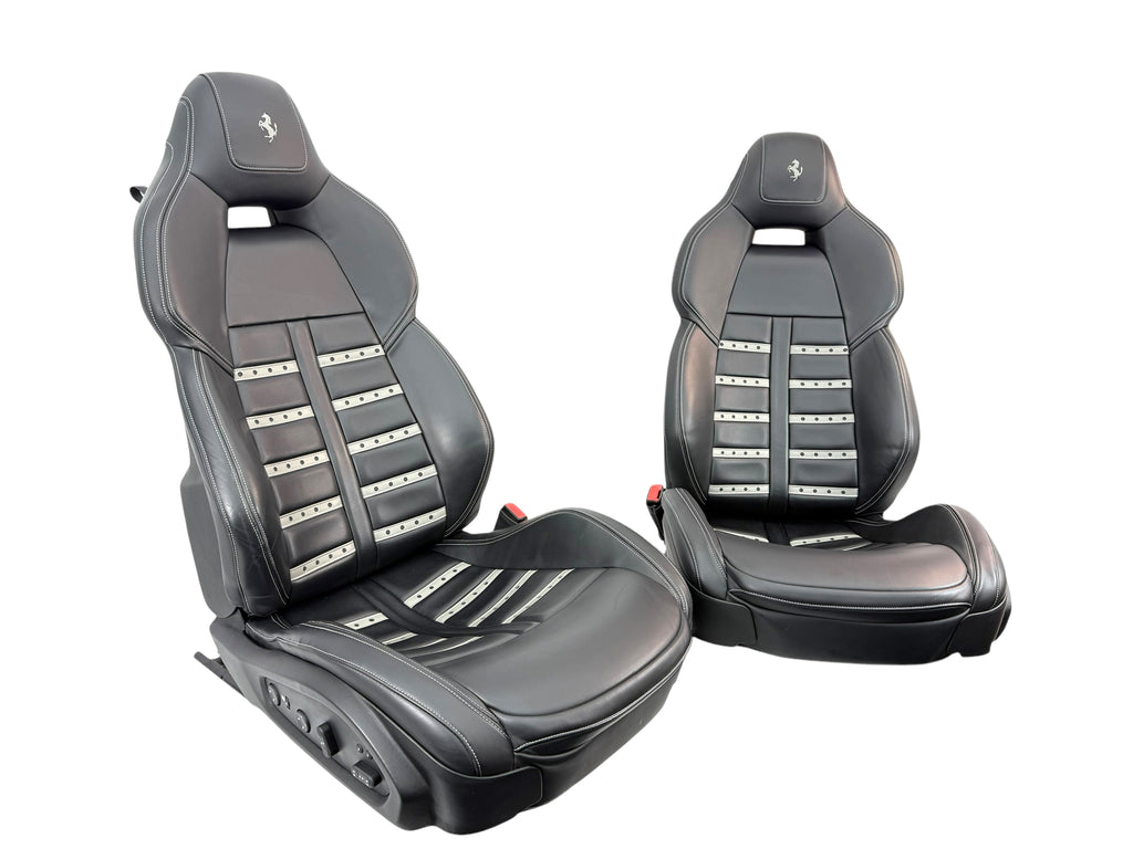 FERRARI F12 COMFORT DAYTONA ELECTRIC SEATS BLACK/ GREY - RHD