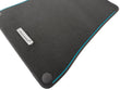 Load image into Gallery viewer, MCLAREN ARTURA MSO BLACK/ BLUE FLOOR MATTS (LHD) 16NC281CP-0058