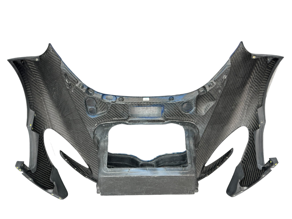 MCLAREN P1 FULL FRONT END MSO VISIBLE CARBON CLAM SHELL 12A2992CP
