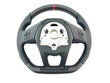 Load image into Gallery viewer, LAMBORGHINI REVULETO CARBON FIBRE LEATHER STEERING WHEEL - BLACK/ BLACK