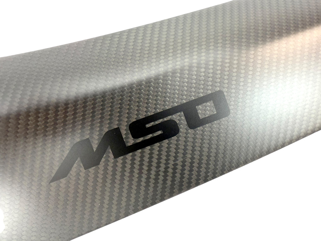 MCLAREN ARTURA CARBON FIBRE EXTENDED DOOR SILL FINISHER WITH MSO LOGO 16NB733CP 16NB734CP