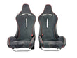 Load image into Gallery viewer, MCLAREN ARTURA MSO CLUB SPORT SEATS WITH LUMBER SUPPORT BLACK ALCANTARA/ RED PIPING 16NC493CP