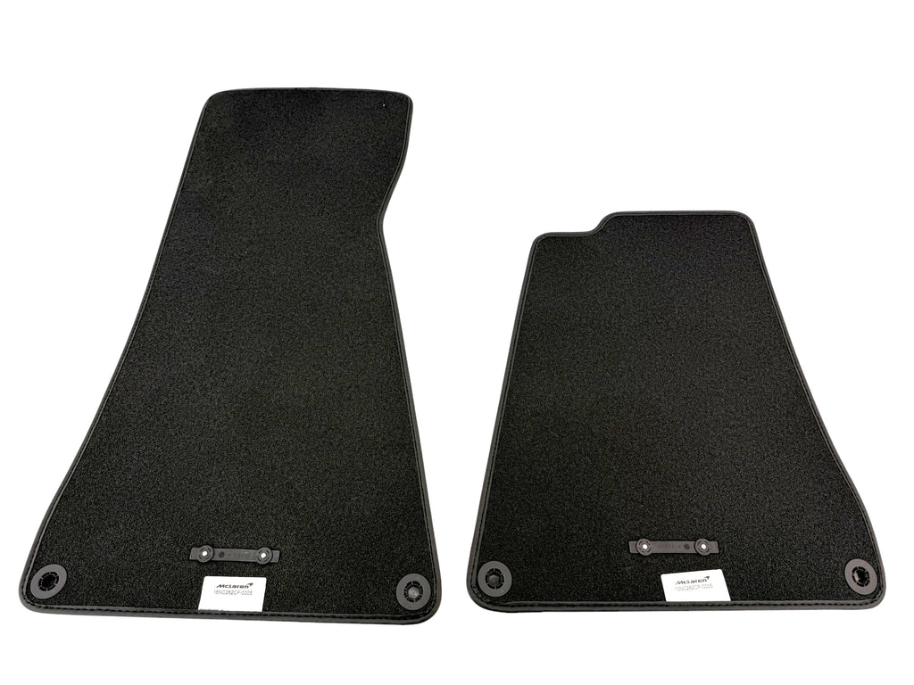 MCLAREN ARTURA MSO BLACK/ ORANGE FLOOR MATTS - (RHD) 16NC282CP-0005