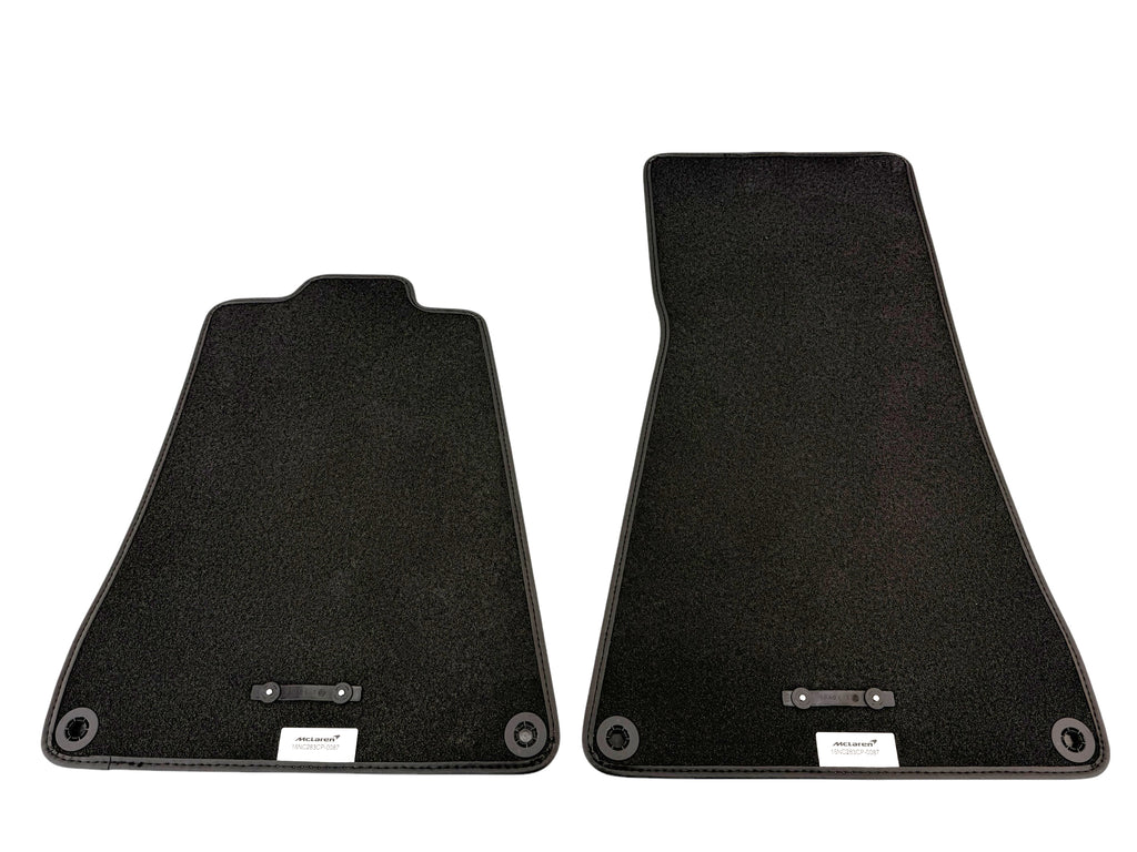 MCLAREN ARTURA MSO BLACK/ RED FLOOR MATTS - (LHD) 16NC283CP-0087