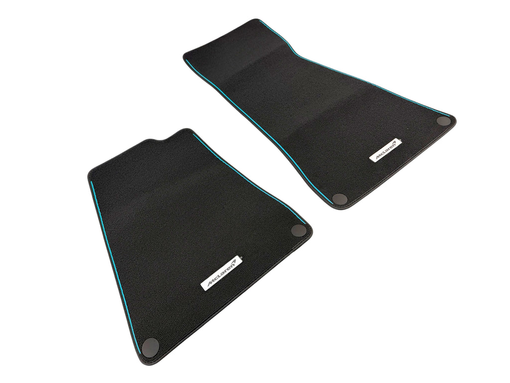 MCLAREN ARTURA MSO BLACK/ BLUE FLOOR MATTS (LHD) 16NC281CP-0058