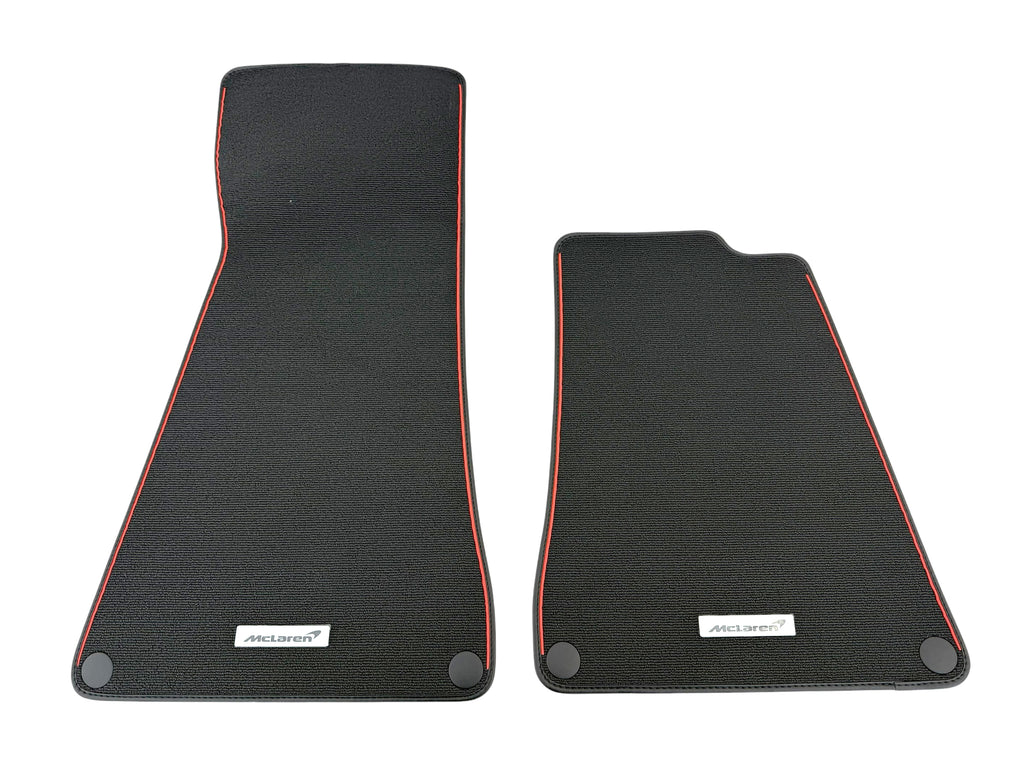 MCLAREN ARTURA MSO BLACK/ RED FLOOR MATTS - (RHD) 16NC282CP-0087