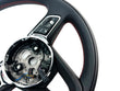 Load image into Gallery viewer, BENTLEY BENTAYGA BLACK LEATHER STEERING WHEEL WITH RED STITCHING 3B95429288