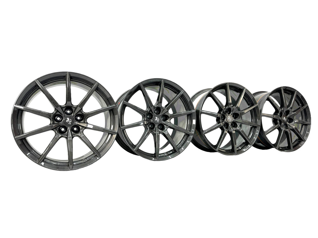 FERRARI 488 PISTA/ F8 CARBON ALLOY WHEELS SET RIMS ONLY 70004445 (EX DEMO)