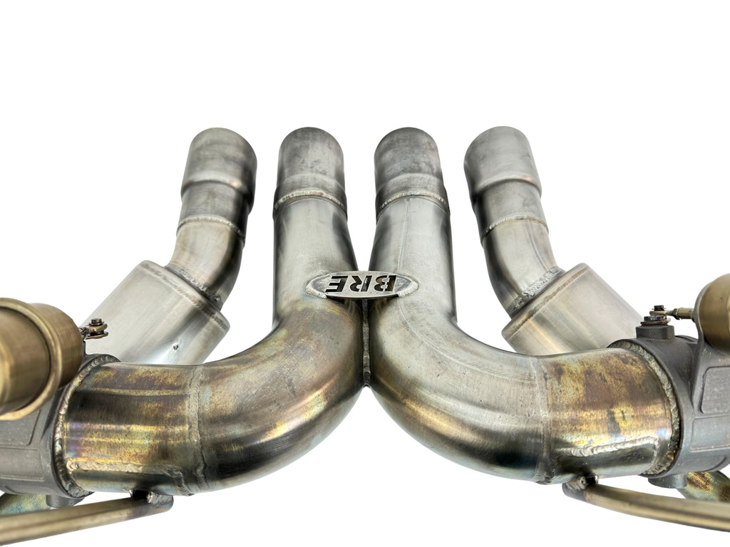 LAMBORGHINI SV INCONEL REAR X Pipe EXHAUST- VALVED by BROOKE RACING