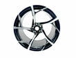 Load image into Gallery viewer, MCLAREN ELVA 5 TURBINE SPOKE MSO MACHINE/ BLACK ULTRA LIGHT WHEELS SET 25BA113SP