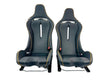 Load image into Gallery viewer, MCLAREN ARTURA MSO CLUB SPORT SEATS BLACK LEATHER/ ORANGE PIPING 16NC493CP