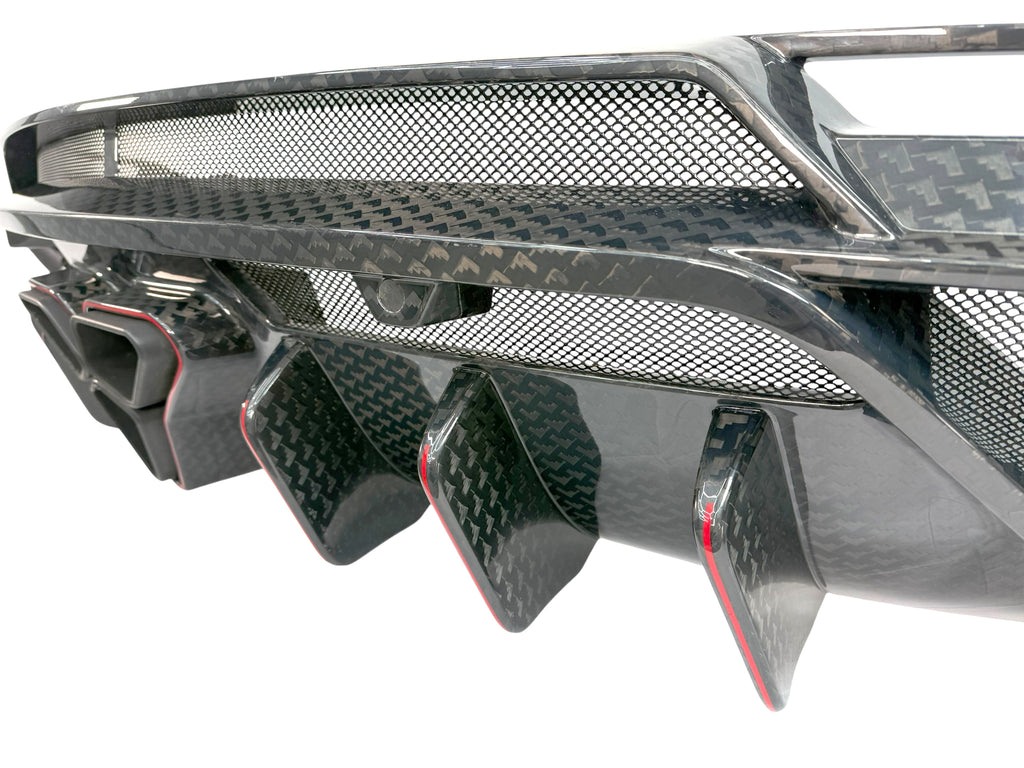 LAMBORGHINI URUS MANSORY CARBON REAR DIFFUSER F117