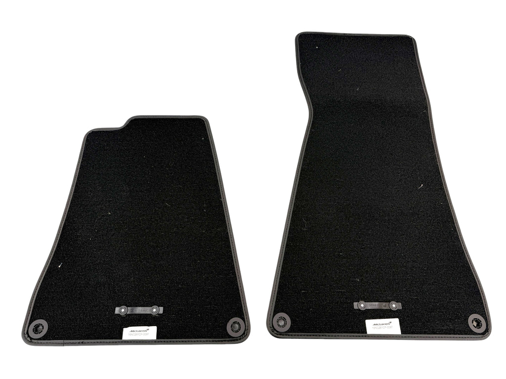 MCLAREN ARTURA MSO BLACK/ RED FLOOR MATTS - (LHD) 16NC281CP-0087