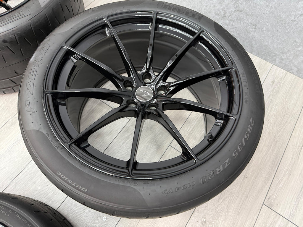 MCLAREN 600LT SUPER SPORT 10 SPOKE MSO WHEELS WITH TROFEO R TYRES