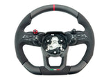 LAMBORGHINI REVULETO CARBON FIBRE ALCANTARA STEERING WHEEL - BLACK/ BLACK