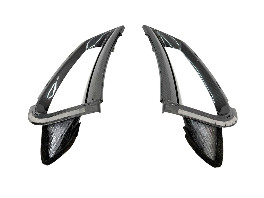 MCLAREN 720S/ 765LT MSO CARBON FRONT BUMPER  INTAKE DUCTS PAIR - 14AB213CP 14AB210CP