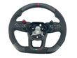 Load image into Gallery viewer, LAMBORGHINI REVULETO CARBON FIBRE ALCANTARA STEERING WHEEL - BLACK/ GREEN