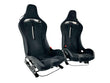 Load image into Gallery viewer, MCLAREN ARTURA MSO CLUB SPORT SEATS BLACK ALCANTARA/ BLACK PIPING 16NC493CP