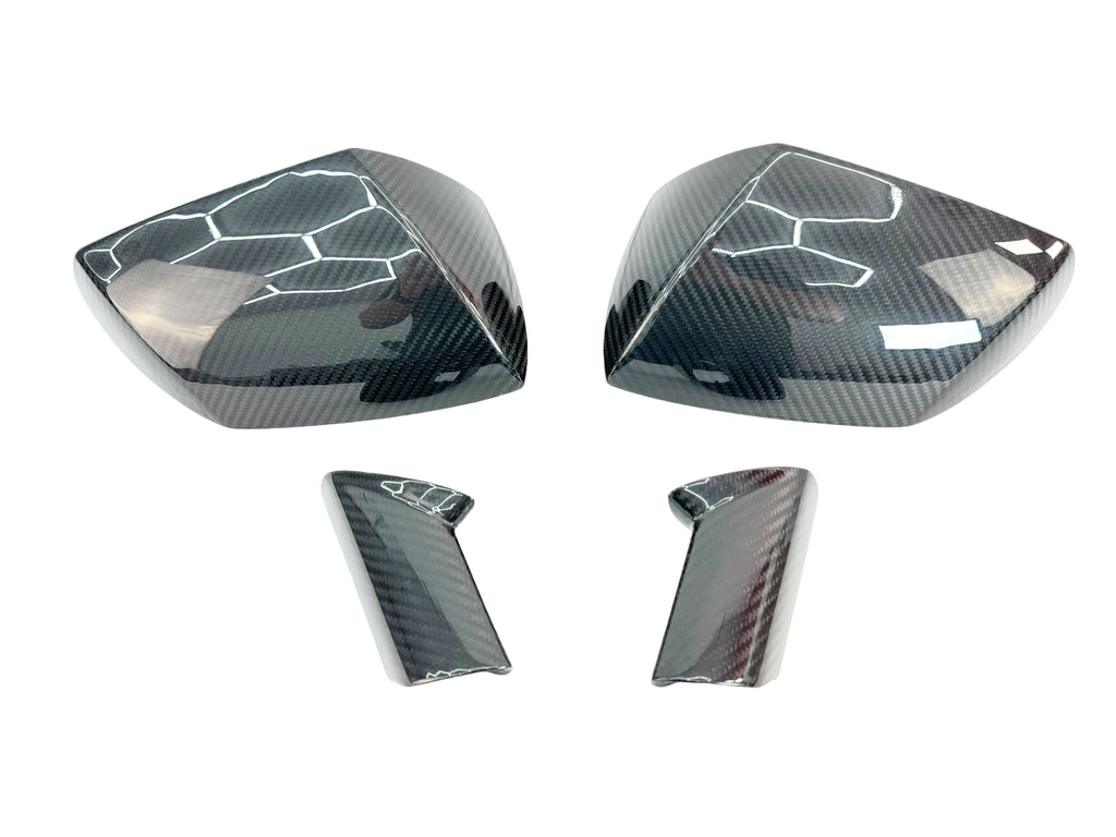 LAMBORGHINI AVENTADOR CARBON MIRROR CASING SET 472857388N / 472857387L