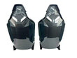 Load image into Gallery viewer, LAMBORGHINI AVENTADOR SV CARBON FIBRE BUCKET SEATS IN BLACK/ GREEN 470860671D