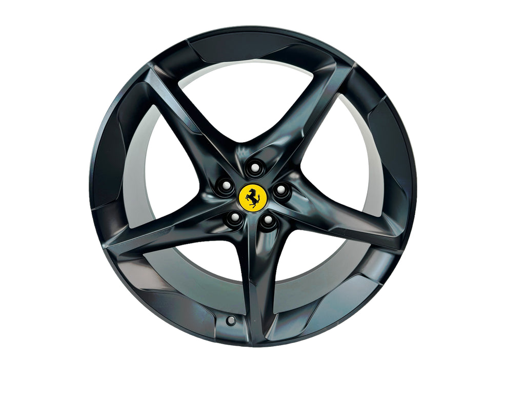 FERRARI PUROSANGUE 175 22" FRONT LEFT FORGED ALLOY WHEEL BLACK 895987