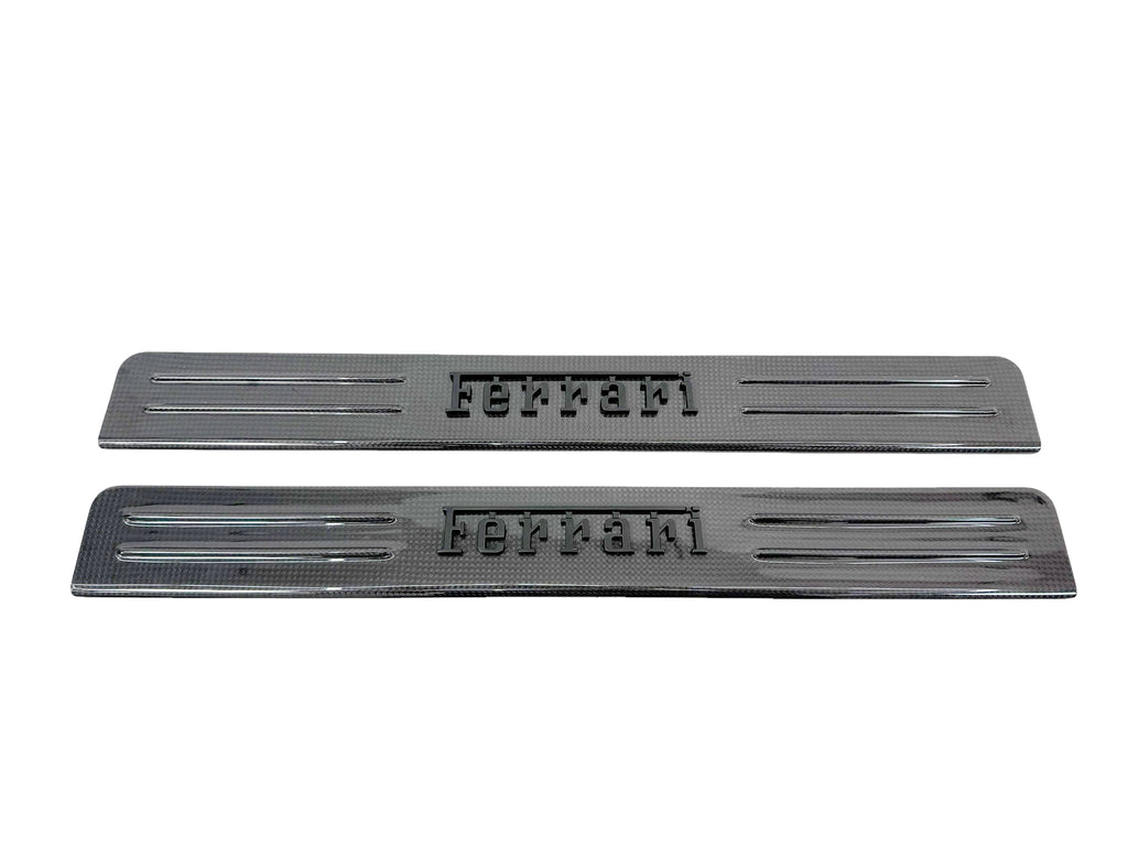 FERRARI SF90-XX CARBON KICK PLATE SET (BLACK BADGE) - 74334544