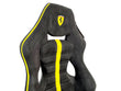 Load image into Gallery viewer, FERRARI ATELIER CARBON RACE SEATS BLACK/ YELLOW 743162