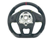 Load image into Gallery viewer, LAMBORGHINI REVULETO CARBON FIBRE ALCANTARA STEERING WHEEL - BLACK/ GREEN