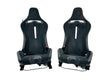 Load image into Gallery viewer, MCLAREN ARTURA MSO CLUB SPORT SEATS BLACK ALCANTARA/ BLACK PIPING 16NC493CP