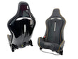 Load image into Gallery viewer, MCLAREN ARTURA MSO CLUB SPORT SEATS BLACK ALCANTARA/ ORANGE PIPING 16NC494CP