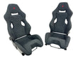 Load image into Gallery viewer, FERRARI 812 COMPETIZIONE CARBON RACE SEATS IN ALCANTARA WITH RED DETAILS