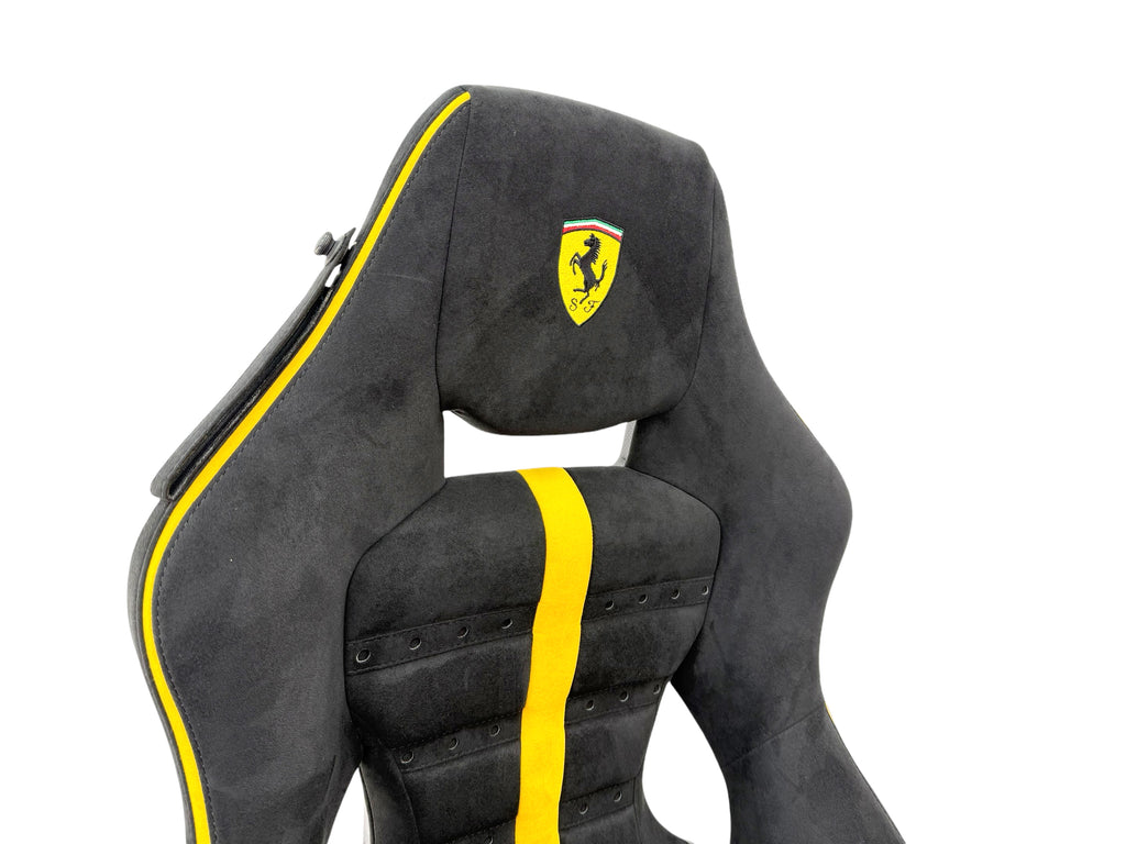 FERRARI ATELIER CARBON RACE SEATS BLACK/ YELLOW 743162