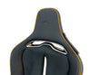 Load image into Gallery viewer, MCLAREN ARTURA MSO CLUB SPORT SEATS BLACK ALCANTARA/ ORANGE PIPING 16NC494CP