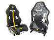 Load image into Gallery viewer, FERRARI ATELIER CARBON RACE SEATS BLACK/ YELLOW 743162