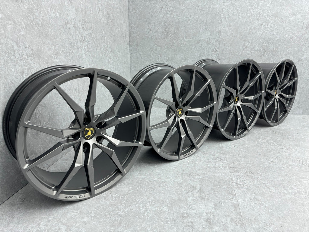 LAMBORGHINI AVENTADOR DIONE WHEEL SET SATIN GREY 470601023