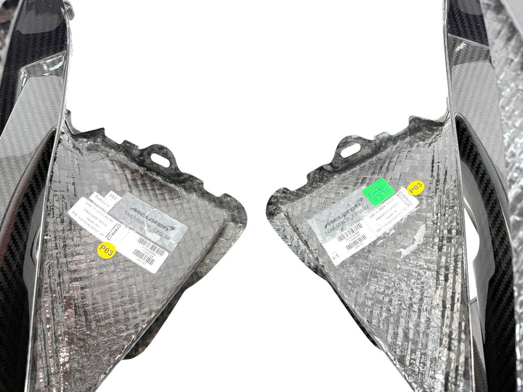 MCLAREN 720S/ 765LT MSO CARBON HEADLIGHT BEZEL PAIR - 14AA508CP 14AA507CP