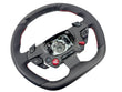 Load image into Gallery viewer, FERRARI 812 MATT CARBON + LED STEERING WHEEL BLACK/ RED STITCHING 337540