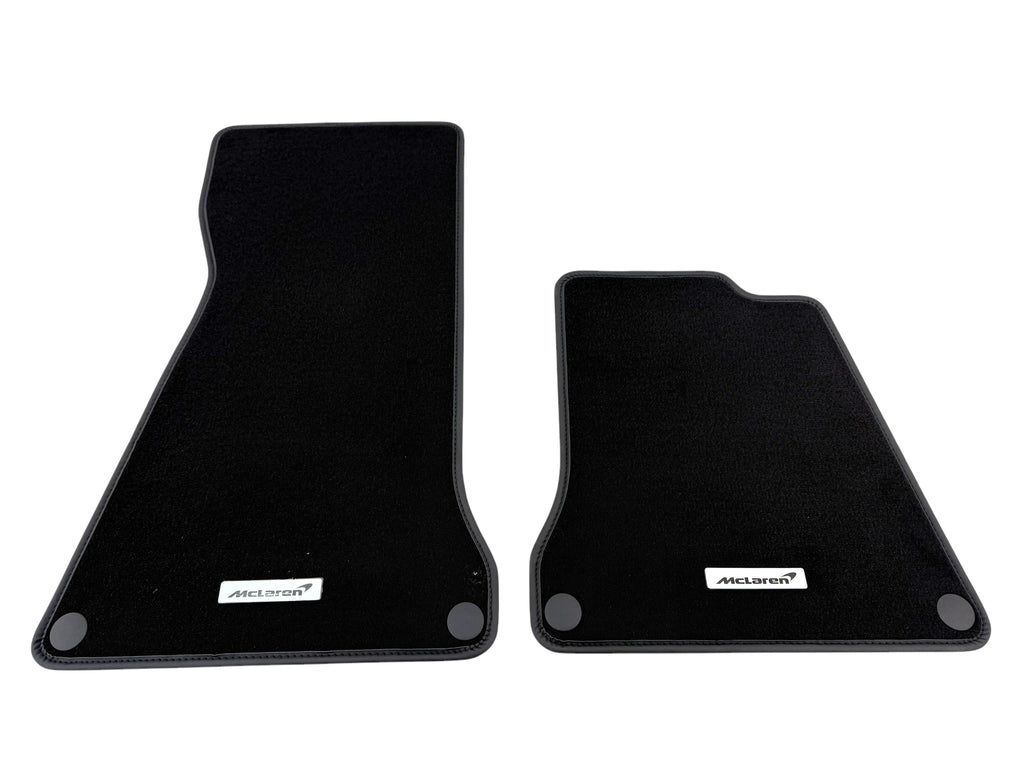 MCLAREN 650S/ 675LT BLACK FLOOR MATTS SET RHD 11N3637CP