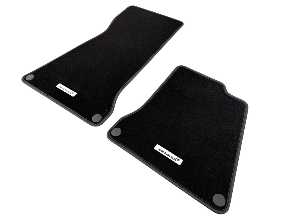 MCLAREN 650S/ 675LT BLACK FLOOR MATTS SET RHD 11N3637CP