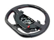 Load image into Gallery viewer, FERRARI 12-CILINDRI CARBON LED STEERING WHEEL BLACK/ RED STITCHING