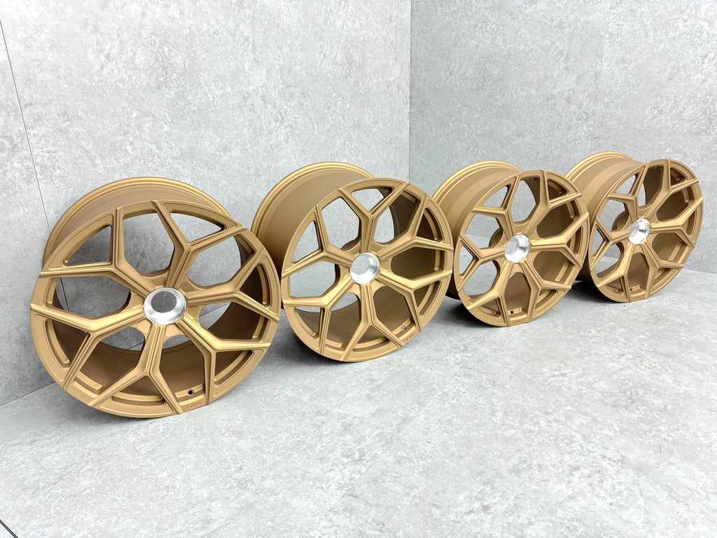 NOVITEC NL4 FORGED WHEELS FOR LAMBORGHINI AVENTADOR SVJ - SATIN GOLD