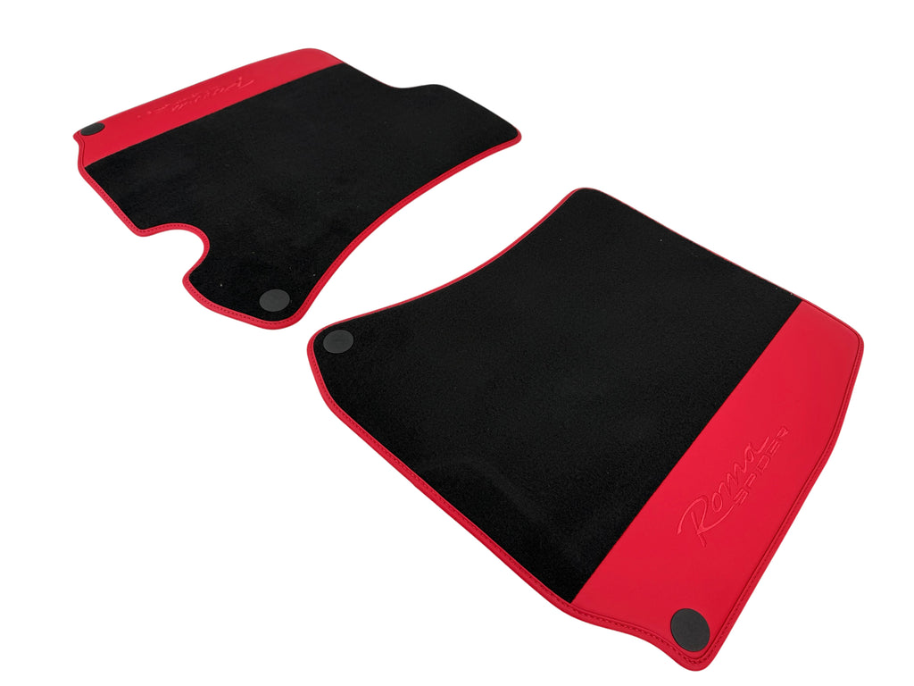 FERRARI ROMA SPIDER FLOOR MATTS KIT RED/ BLACK 865130 (LHD)