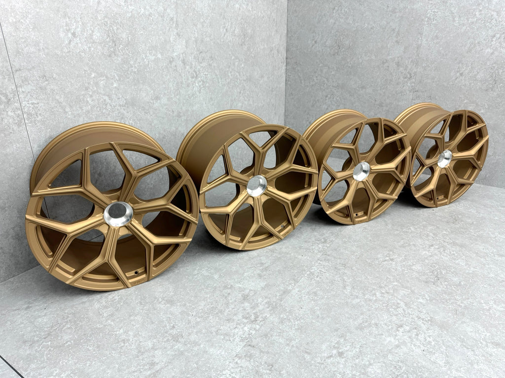 NOVITEC NL4 FORGED WHEELS FOR LAMBORGHINI AVENTADOR SVJ - SATIN GOLD