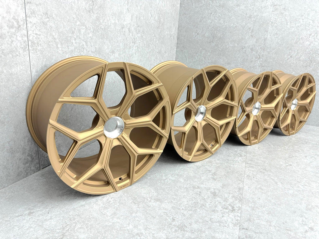 NOVITEC NL4 FORGED WHEELS FOR LAMBORGHINI AVENTADOR SVJ - SATIN GOLD