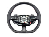 FERRARI 12-CILINDRI CARBON LED STEERING WHEEL BLACK/ RED STITCHING